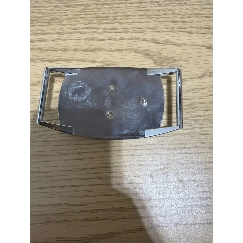 Big Heavy Vintage 1970s Honda Gold Wing Motorcycle Logo Belt Buckle